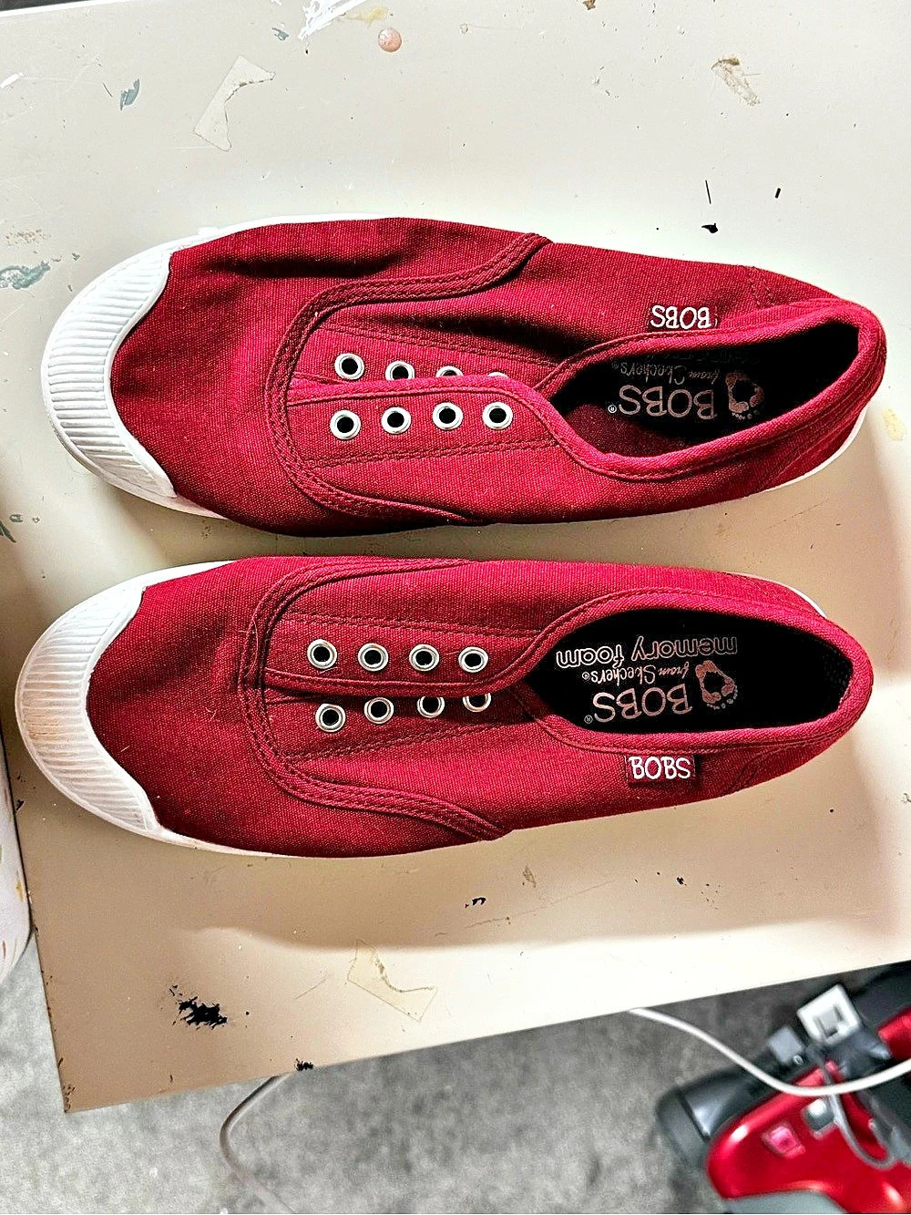 Bobs Women's Red Sneakers